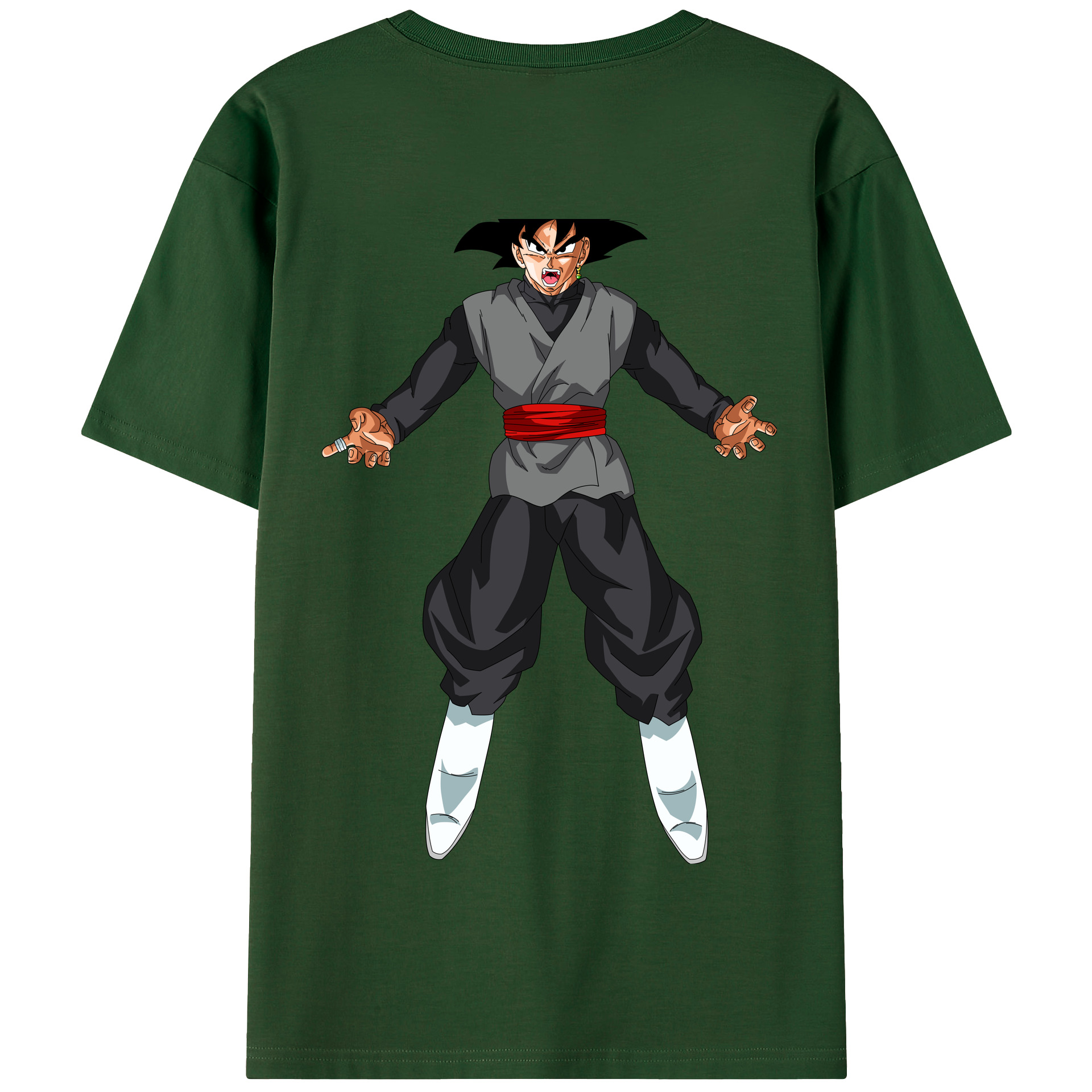 （画像用） ドラゴンボール ベジータ四世（Bejīta Yonsei）DRAGON BALL Vegeta IV 綿100％半袖Tシャツ（背面プリント）